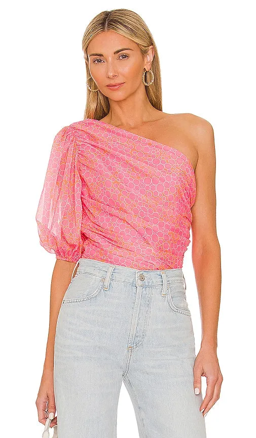 Amanda Uprichard Beckham Top in Pink