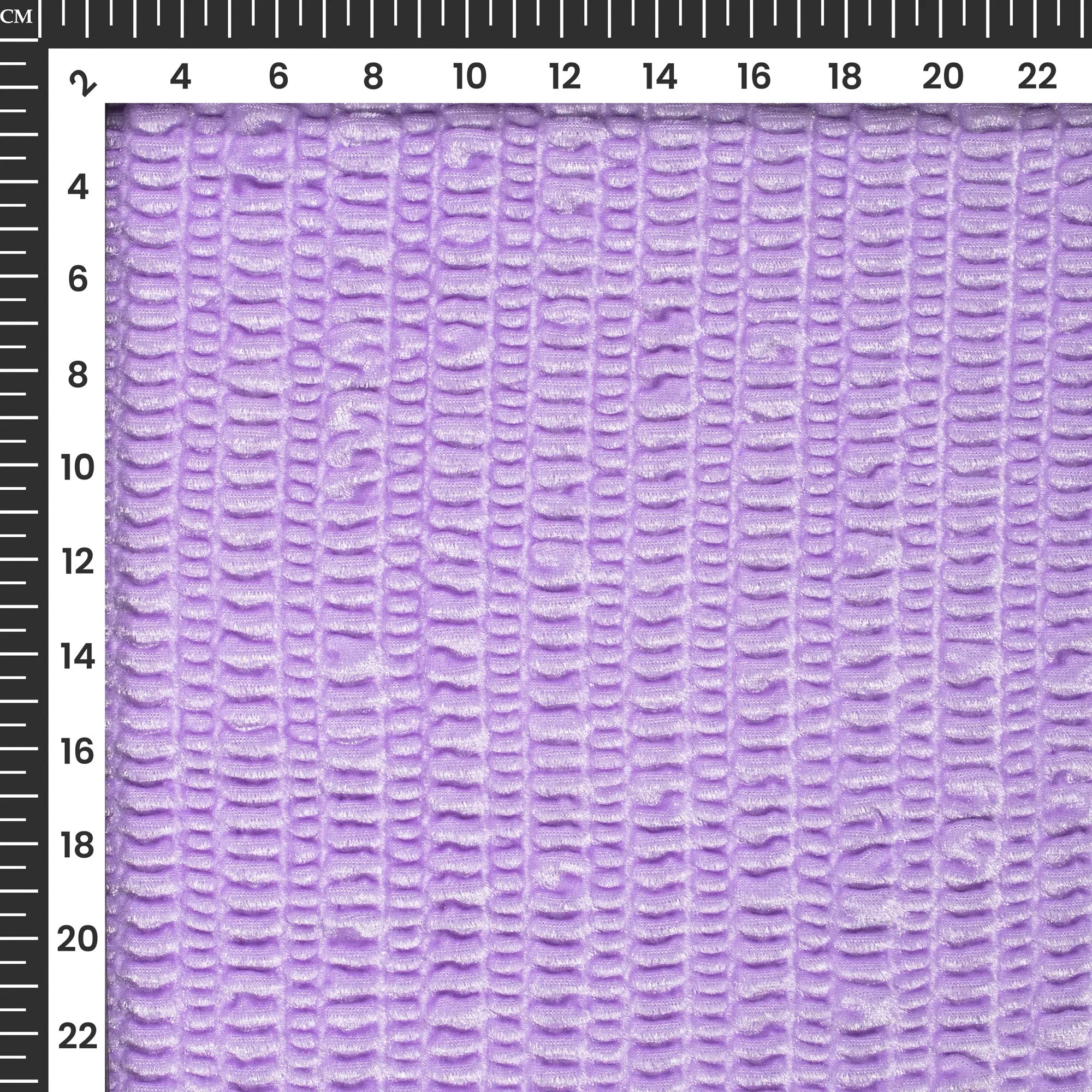 Beautiful Orchid Bubble Imported Stretched Velvet Fabric