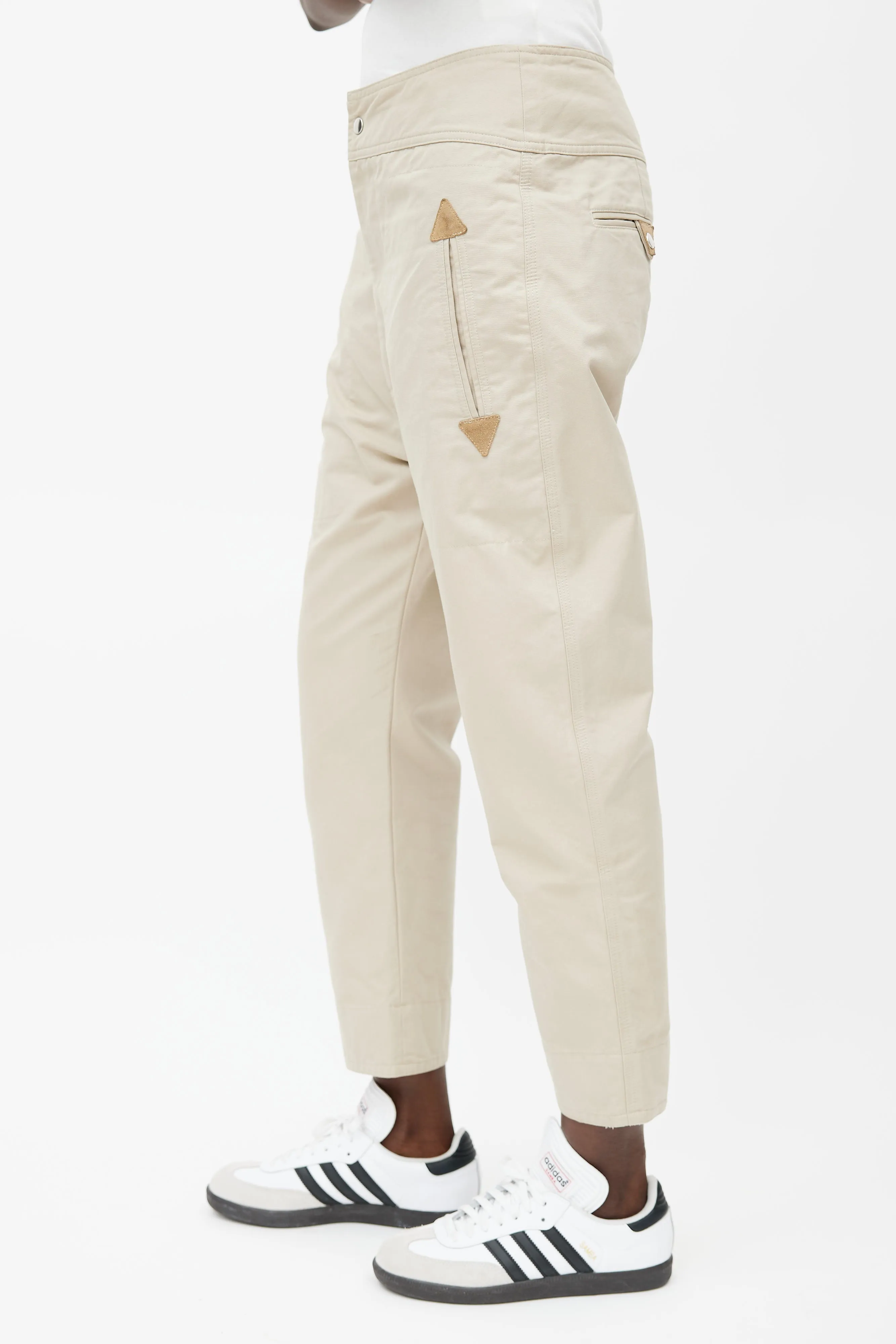 Beige Raluniae Tapered Pant