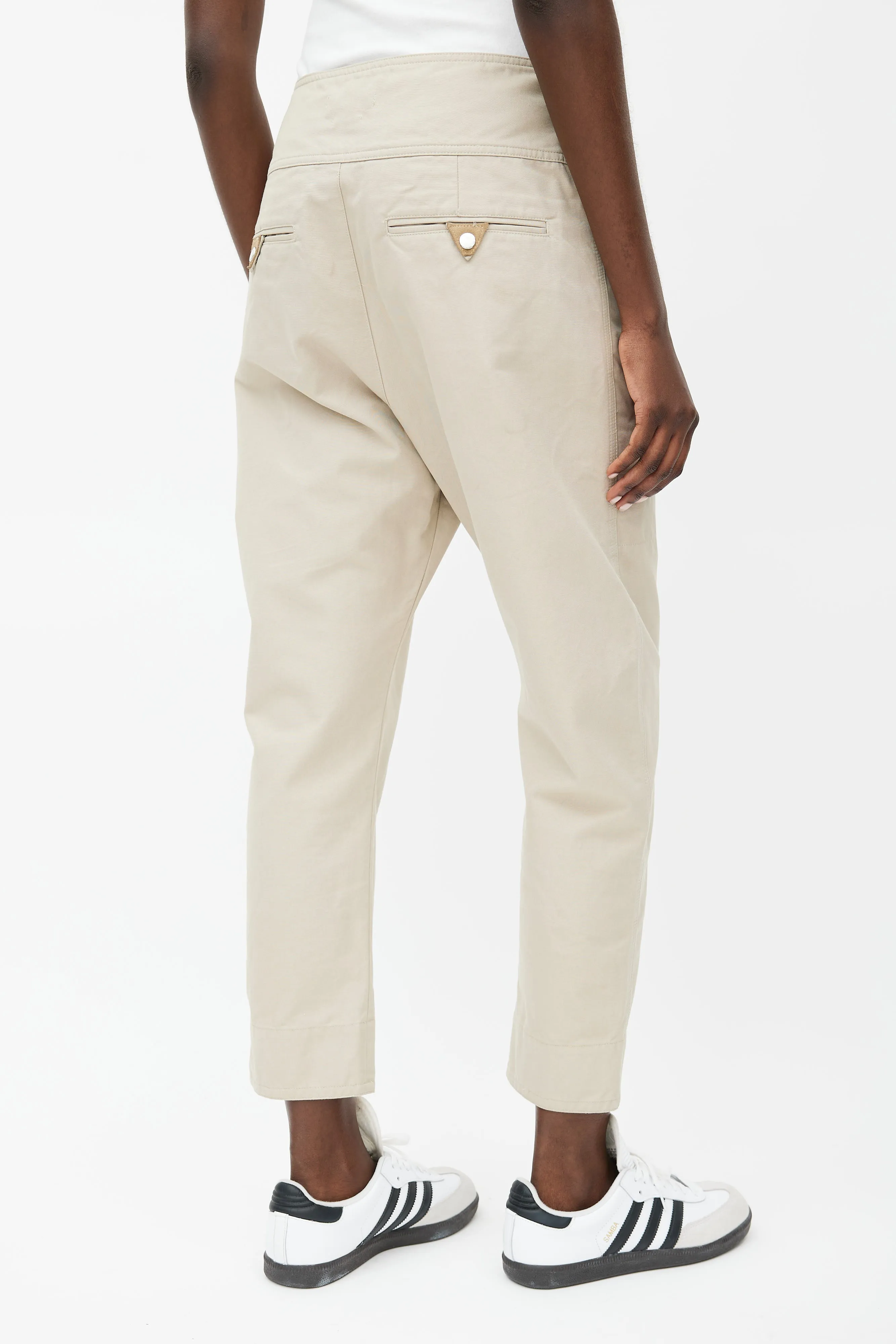Beige Raluniae Tapered Pant
