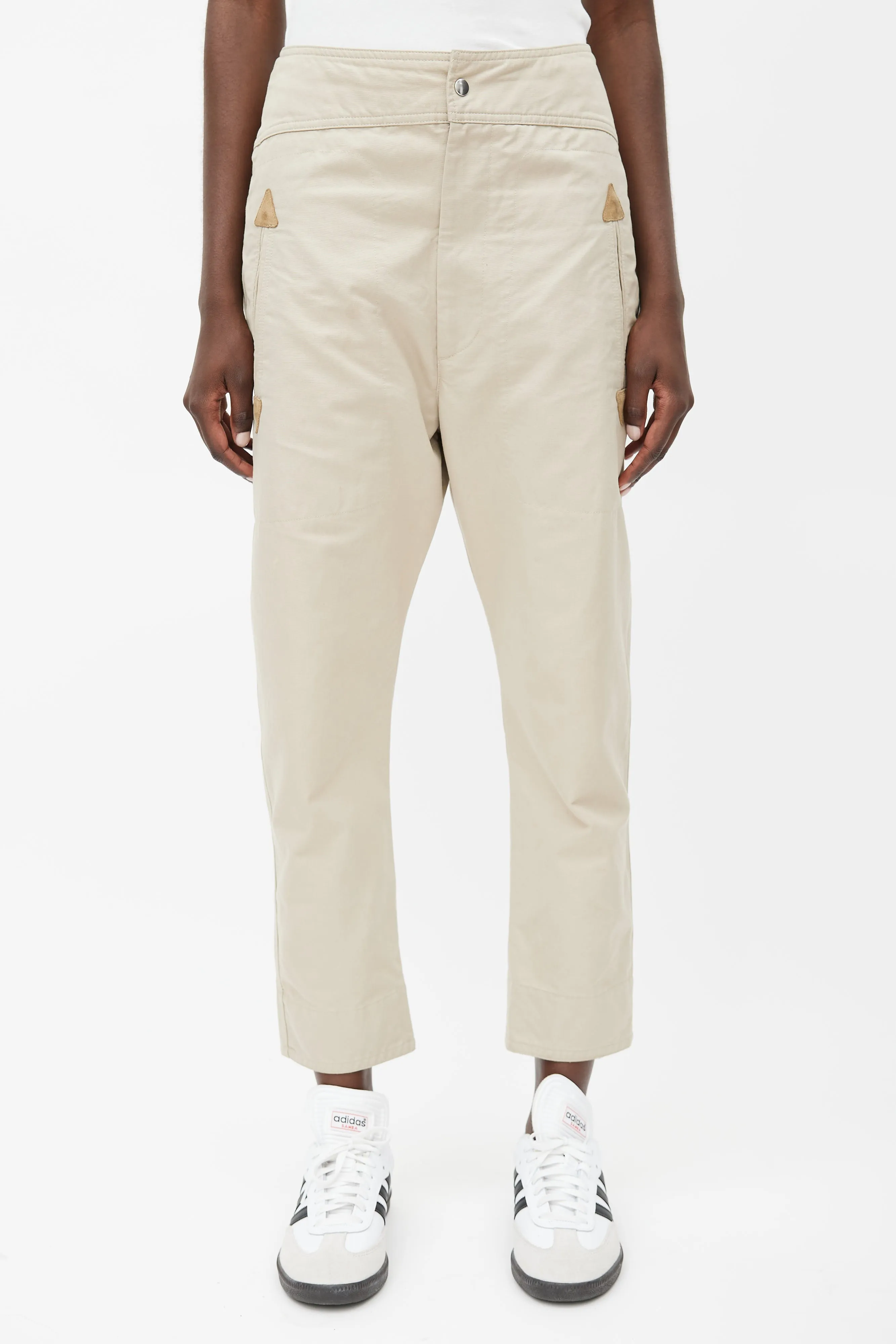 Beige Raluniae Tapered Pant