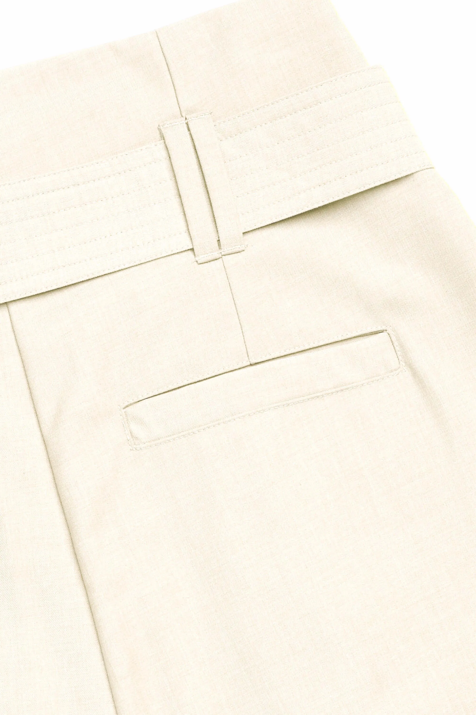 Belted Tapered Trouser
