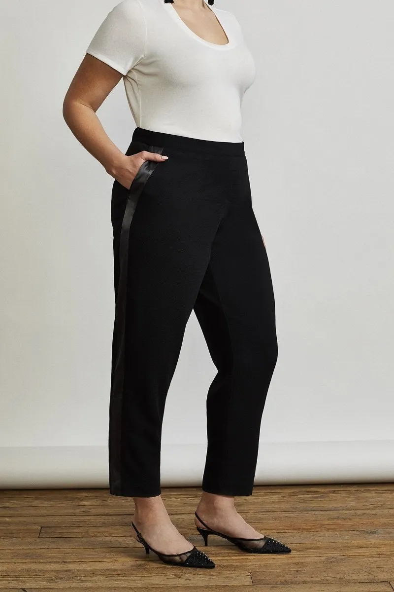 Capitale Tux Trouser in Black Tie