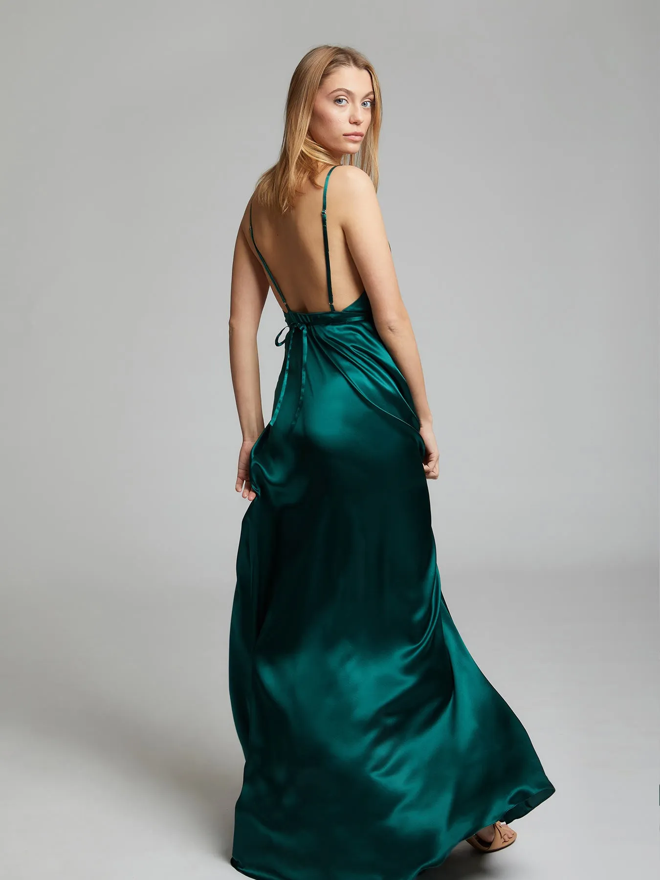 Grace dress - Winter green