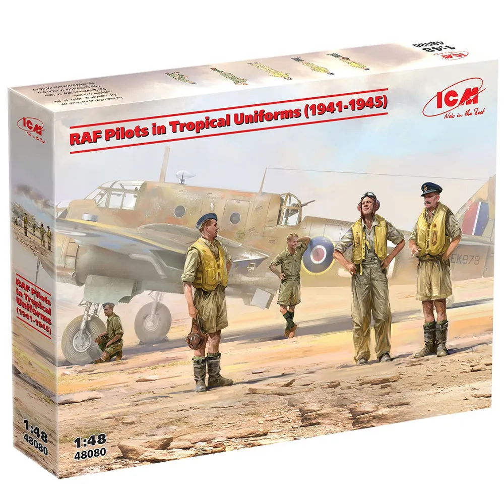 ICM RAF Pilots In Tropical Uniforms (1941-1945) - 1:48
