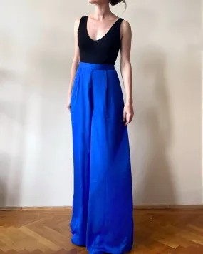 PALAZZO PANTS QUEEN BLUE