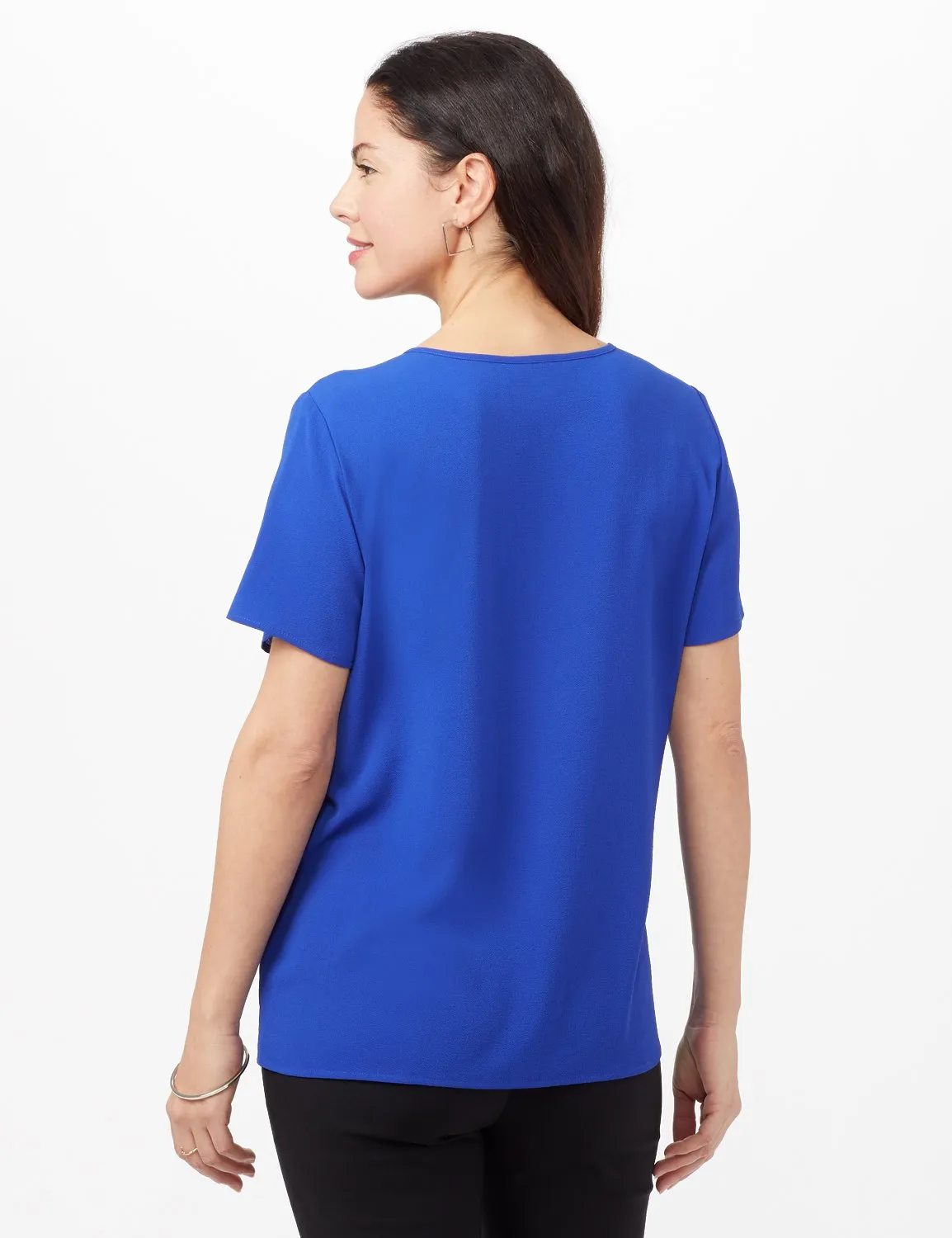 Pinktuck Crepe Blouse