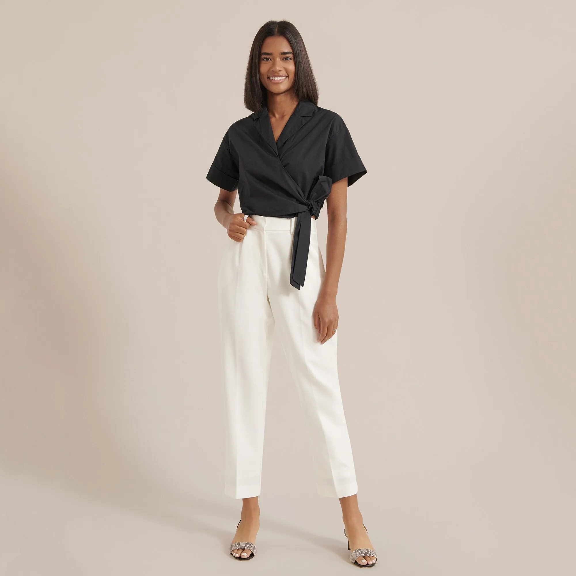 Selma Tapered-Leg Trousers