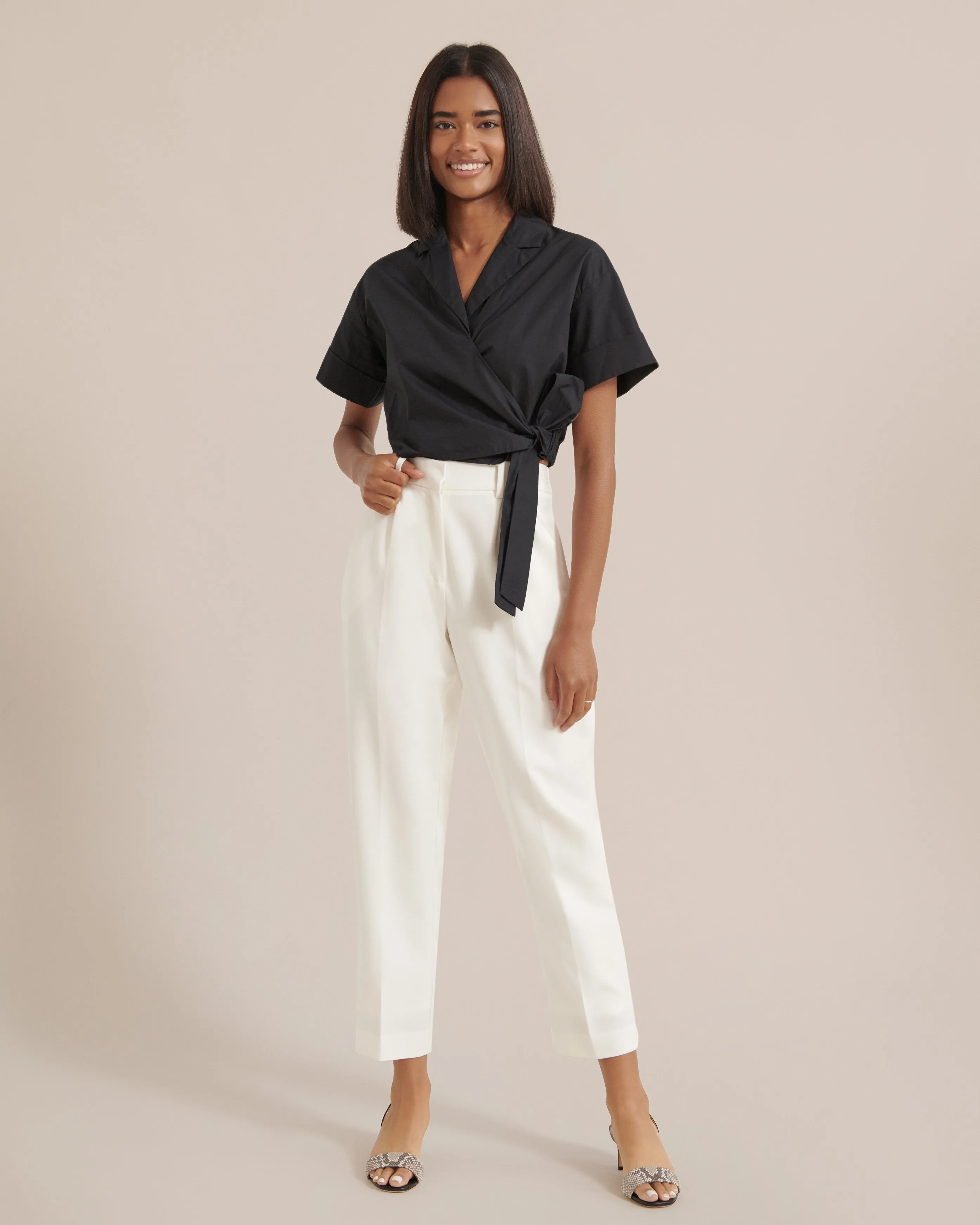 Selma Tapered-Leg Trousers
