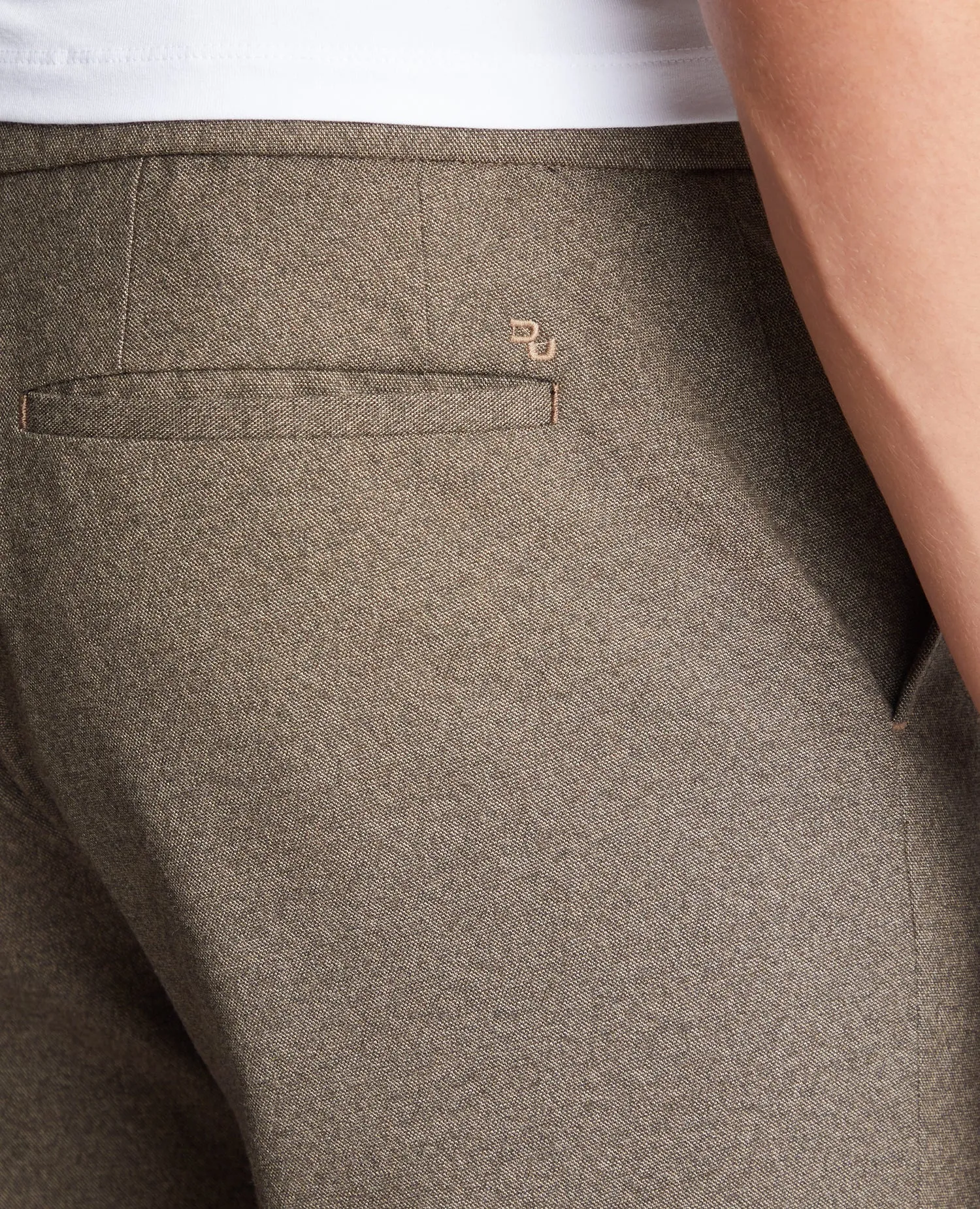 Tapered Fit Stretch Trousers