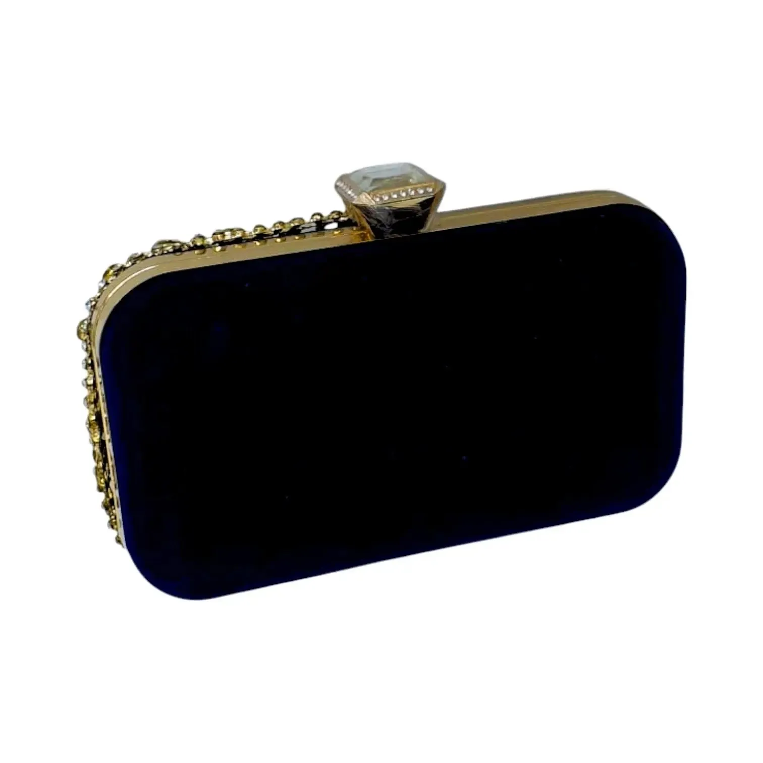 Velvet Crystal Clutch