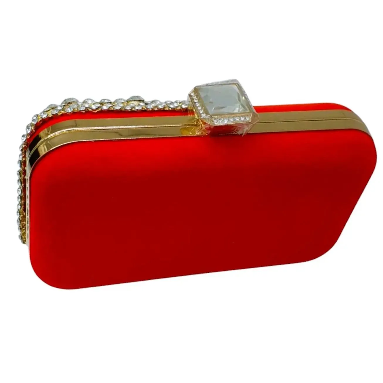 Velvet Crystal Clutch