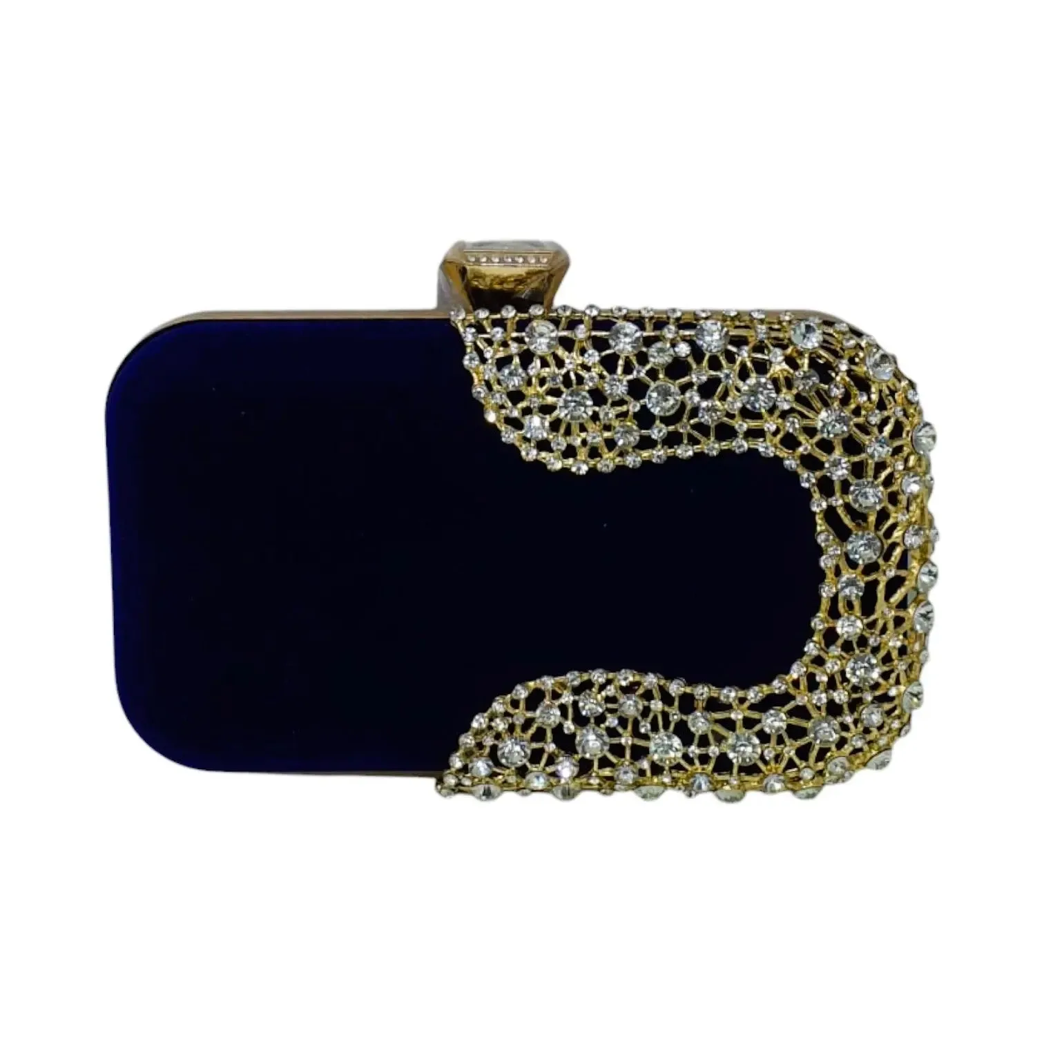 Velvet Crystal Clutch